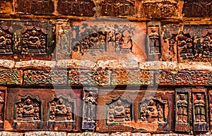 Ancient Bricks Details Buddhist Iron Pagoda Kaifeng Henan China