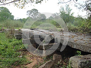 Ancient Bridge in Sri Lanka A Historically Valuable bridge in Anuradhpura, Sri Lanka.