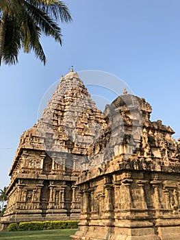 Ancient Brihadeeswarar temple in Gangaikonda Cholapuram, Tamil nadu