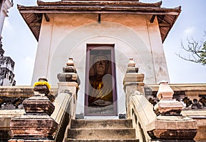 Ancient Buddha over 500 years in Ayutthaya