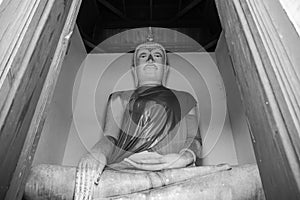 Ancient Buddha over 500 years in Ayutthaya