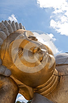 Ancient buddha statue