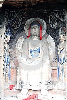 Ancient Buddha statue