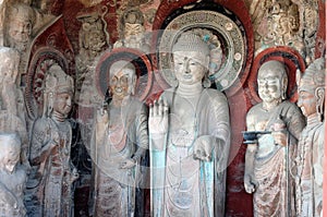 Ancient buddha statue