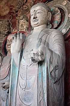 Ancient buddha statue