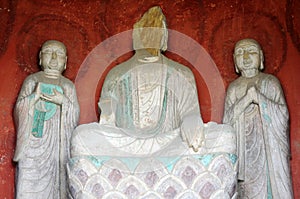 Ancient buddha statue