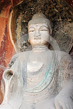 Ancient buddha statue