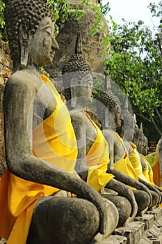Ancient Buddha statue