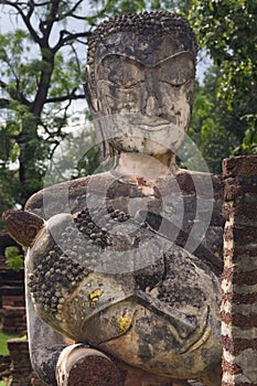 Ancient Buddha Statues at Wat Phra Kaeo