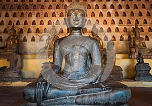 Ancient Buddha in Vientiane, Laos
