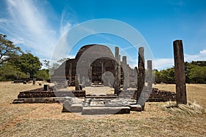 Ancient Buddhist dagoba (stupe) Pabula Vihara