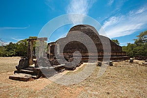 Ancient Buddhist dagoba (stupe) Pabula Vihara