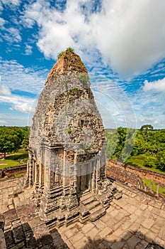 Ancient buddhist khmer temple in Angkor Wat, Cambodia. Pre Rup Prasat