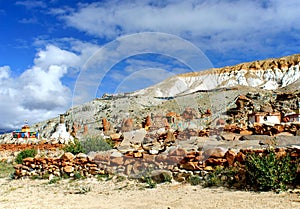 Ancient Buddhist stupa in Tibet