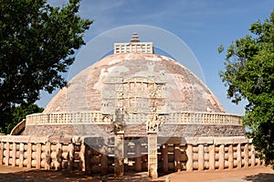 Ancient Buddhist stupas in Sanchi