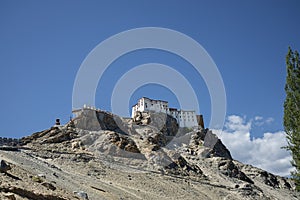 Ancient Buddhist temple on cliff