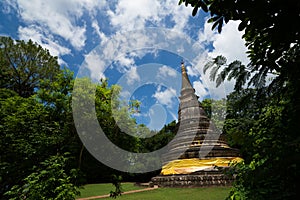 Ancient Buddhist Temple Pagoda