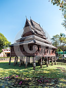 Ancient Buddhist temple in Thailand