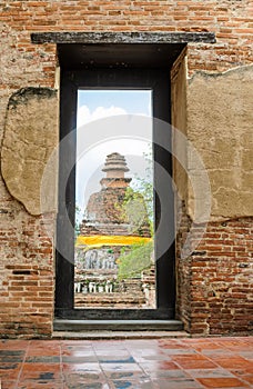 Ancient Buddhist temple, Thailand