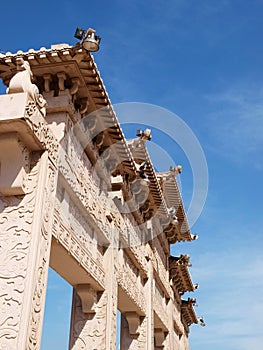 Ancient building local structure details