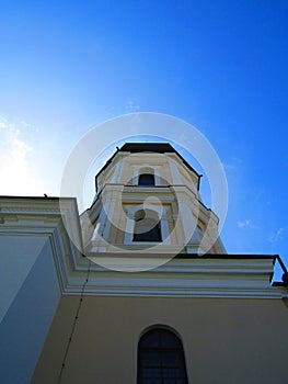 An Ancient Building in prospective in Zamosc city in Poland