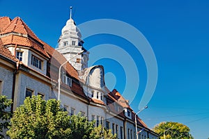 Ancient building in Radauti, Romania