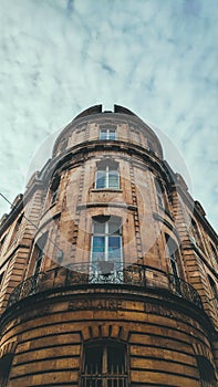 Ancient building turned to a residential area in Bordeaux.