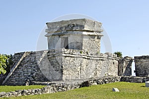 Ancient buildings built by the Mayas