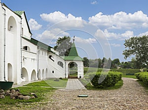 Ancient buildings in the city of Suzdal. Russia