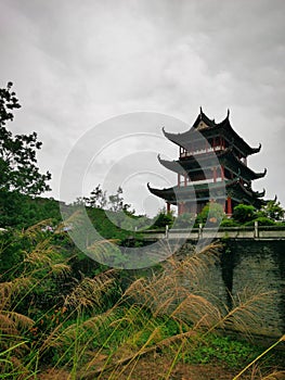 Ancient buildings in Ganzhou City, Jiangxi Province, China