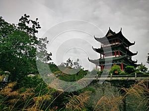 Ancient buildings in Ganzhou City, Jiangxi Province, China
