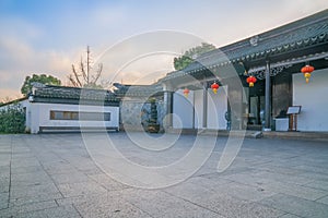 The ancient buildings and tourist scenery of Zhouzhuang Ancient Town, Suzhou City, Jiangsu Province, China