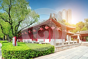 Ancient buildings in Xi`an, Shaanxi