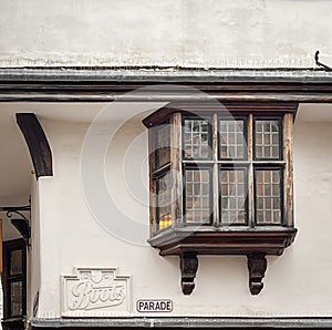 Ancient Buildng Facade, Canterbury, England, UK