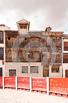 Ancient bullring in PeÃ±afiel, Spain