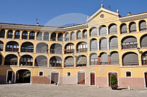 Ancient bullring in Tarazona (Spain)
