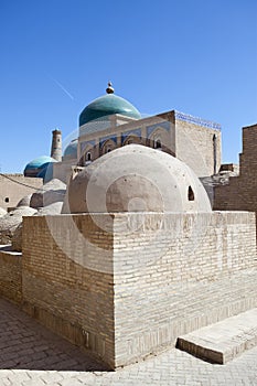 Ancient burials in the old city. Khiva. Uzbekistan