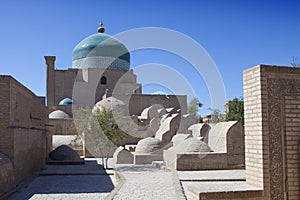 Ancient burials in the old city. Khiva. Uzbekistan