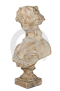 Ancient bust of a beautiful lady