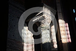 An ancient Byzantine column