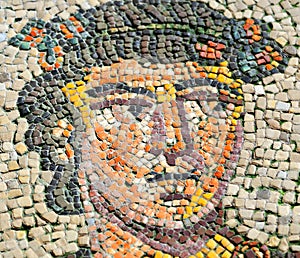 Ancient byzantine mosaic