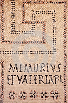 Ancient byzantine mosaic