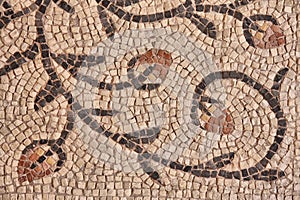 Ancient byzantine mosaic