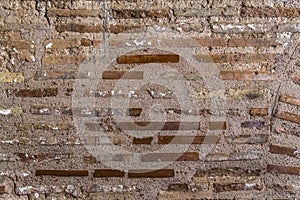 Ancient Byzantium brick wall