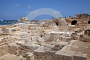 Ancient Caesarea. Israel photo
