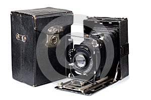 Ancient camera and case three