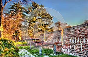 Ancient cannons at Belgrade Fortress