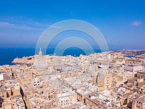 Ancient capital city of Valletta Malta.