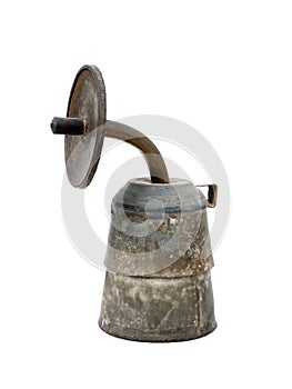Ancient carbide lamp