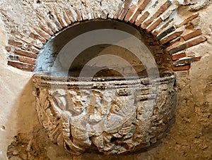 Holy water fount photo